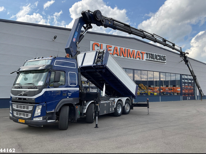 Volvo FM 500 Euro 6 HMF 50 Tonmeter laadkraan + Fly-Jib - Kipper vrachtwagen, Kraanwagen: afbeelding 1 Volvo FM 500 Euro 6 HMF 50 Tonmeter laadkraan + Fly-Jib - Kipper vrachtwagen, Kraanwagen: afbeelding 1