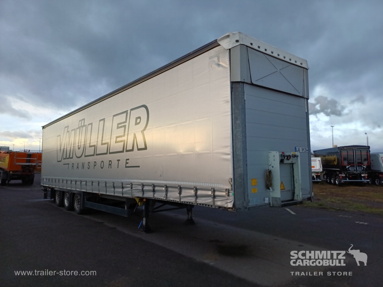 SCHMITZ Auflieger Curtainsider Mega - Schuifzeiloplegger: afbeelding 1 SCHMITZ Auflieger Curtainsider Mega - Schuifzeiloplegger: afbeelding 1