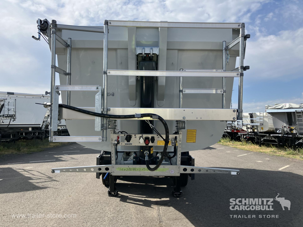 Nieuw Kipper oplegger SCHMITZ Auflieger Kipper Stahlrundmulde 29m³: afbeelding 7