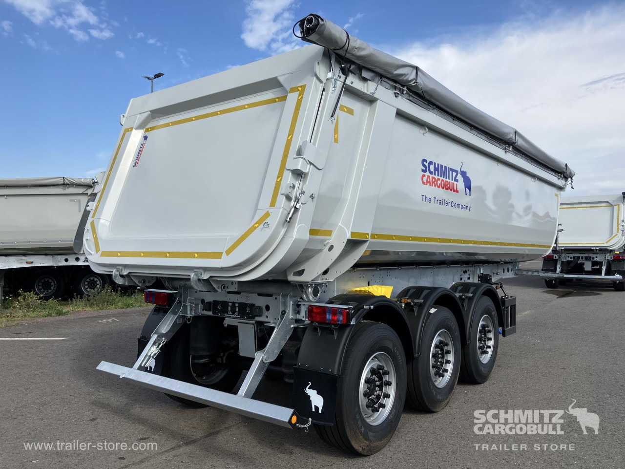 Nieuw Kipper oplegger SCHMITZ Auflieger Kipper Stahlrundmulde 29m³: afbeelding 6