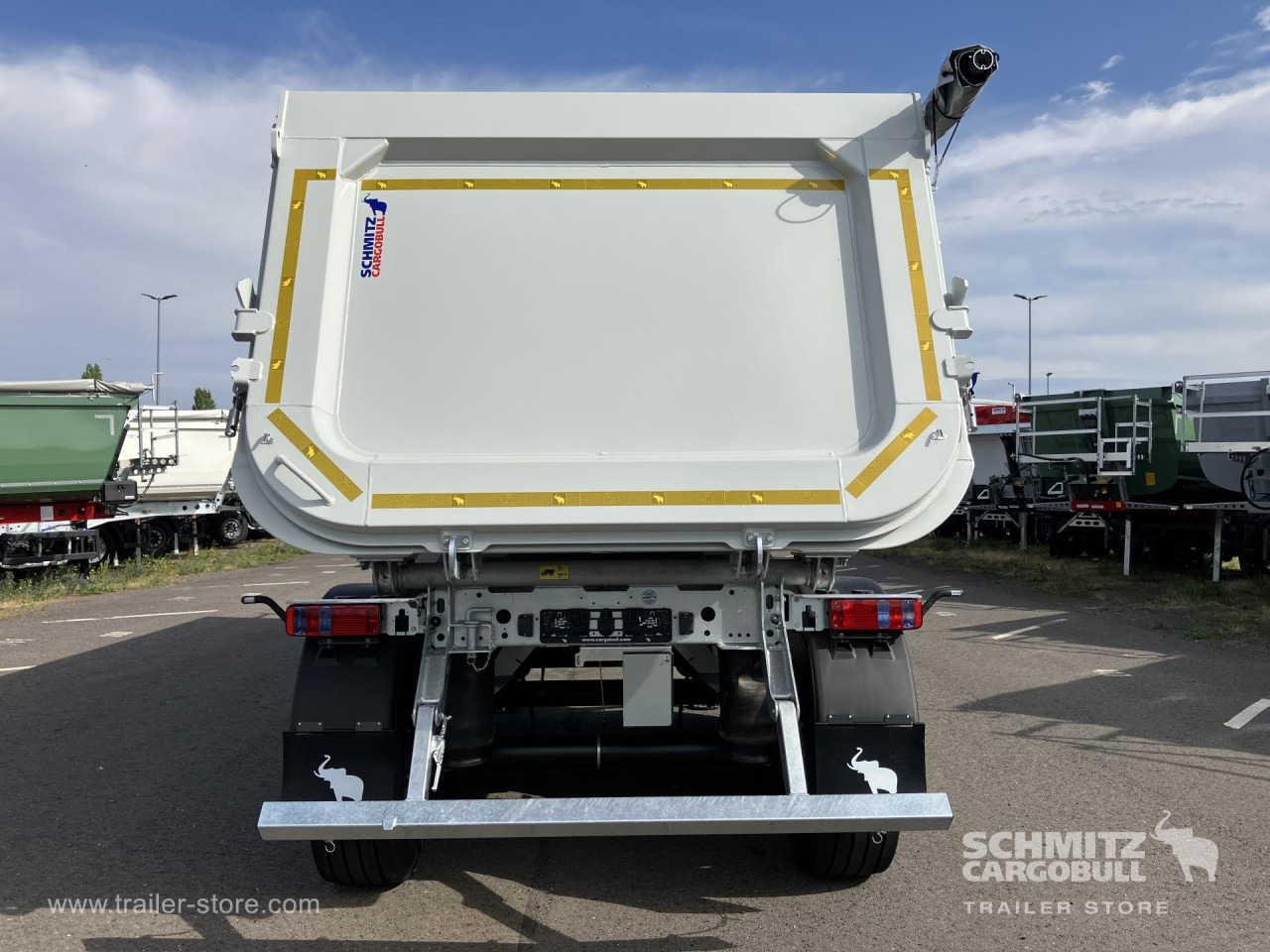 Nieuw Kipper oplegger SCHMITZ Auflieger Kipper Stahlrundmulde 29m³: afbeelding 8