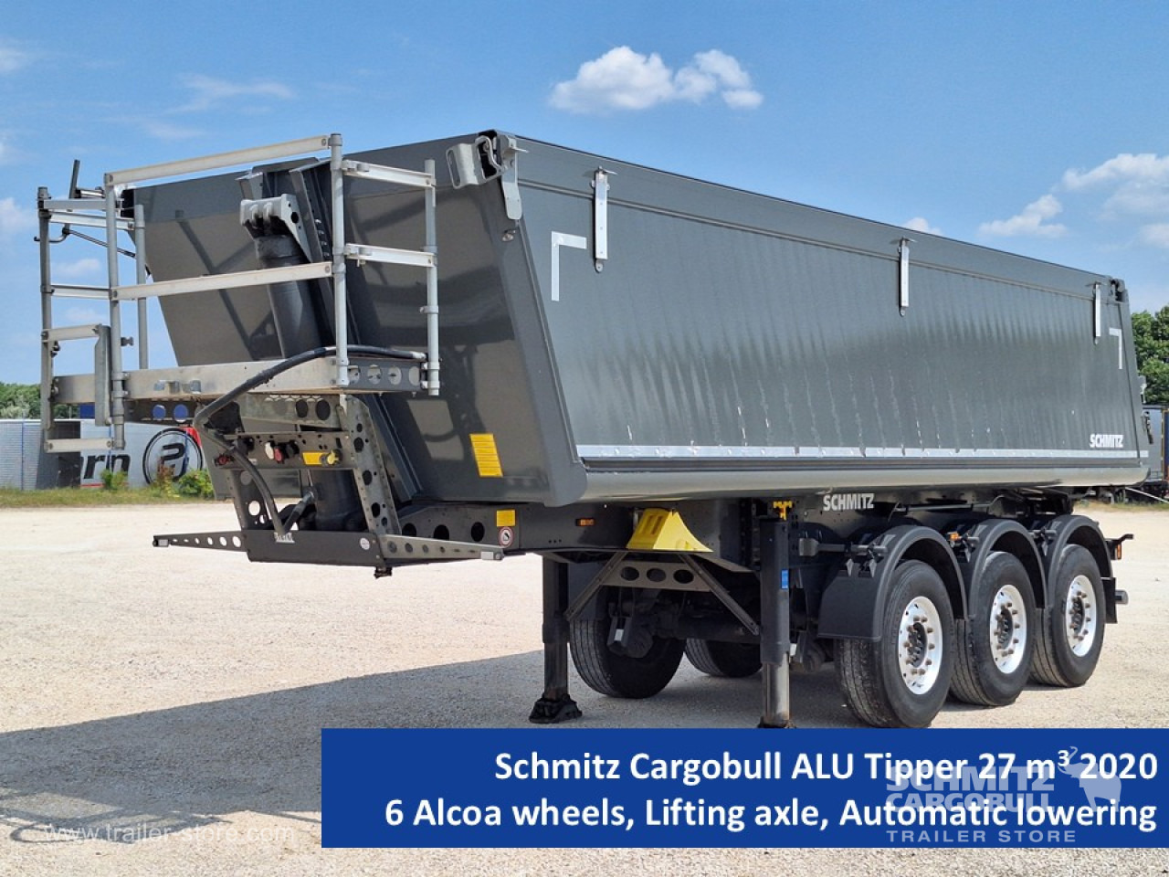 SCHMITZ Tipper Alu-square sided body 27m³ - Kipper oplegger: afbeelding 1 SCHMITZ Tipper Alu-square sided body 27m³ - Kipper oplegger: afbeelding 1