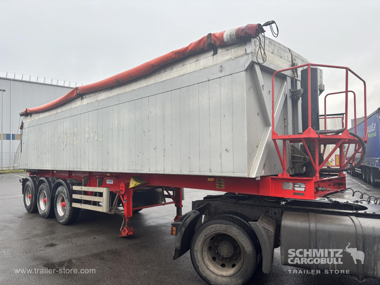 Tipper Alu-square sided body 40m³ - Kipper oplegger: afbeelding 1 Tipper Alu-square sided body 40m³ - Kipper oplegger: afbeelding 1
