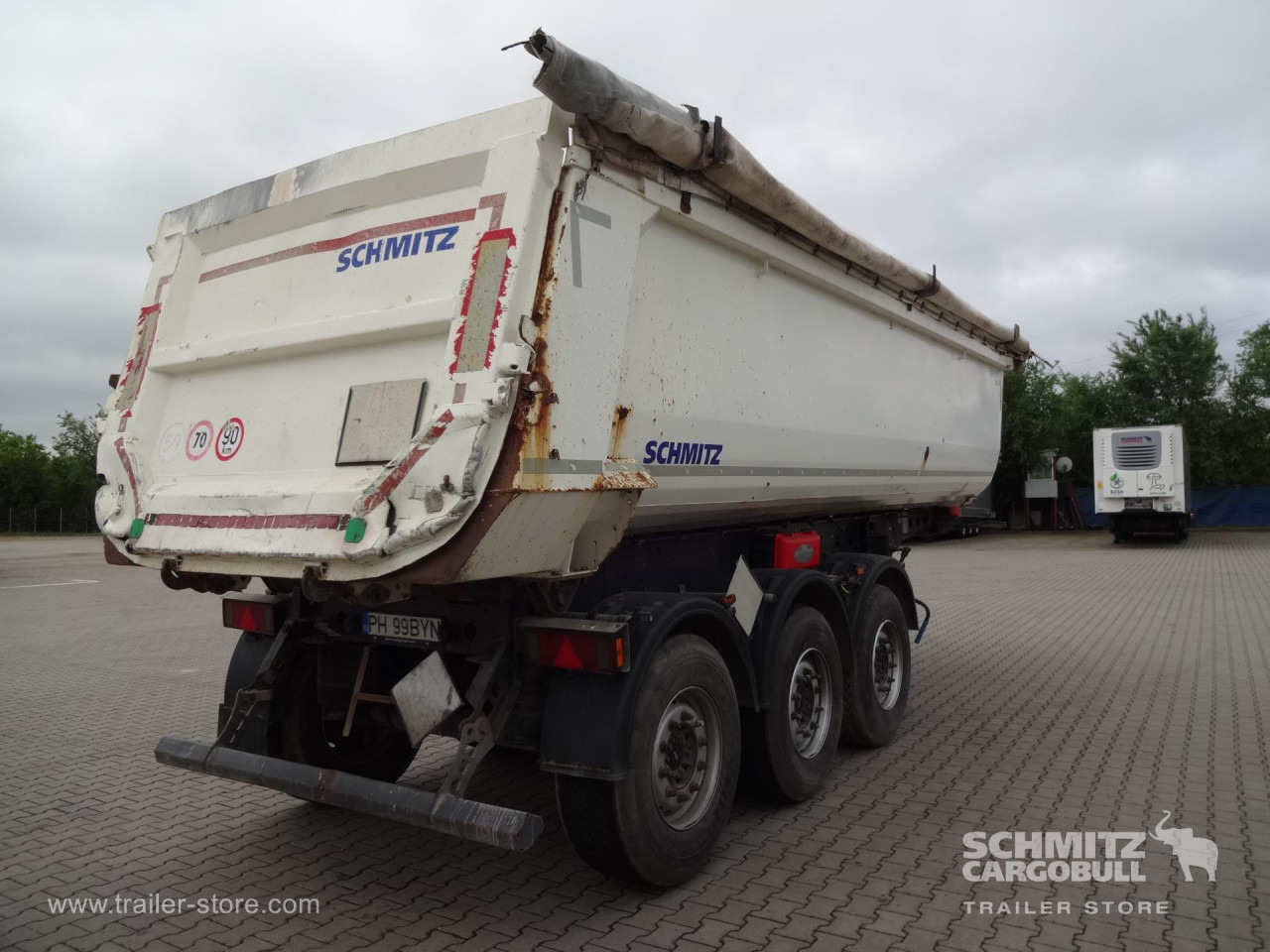 SCHMITZ Tipper Steel half pipe body 28m³ - Kipper oplegger: afbeelding 3 SCHMITZ Tipper Steel half pipe body 28m³ - Kipper oplegger: afbeelding 3