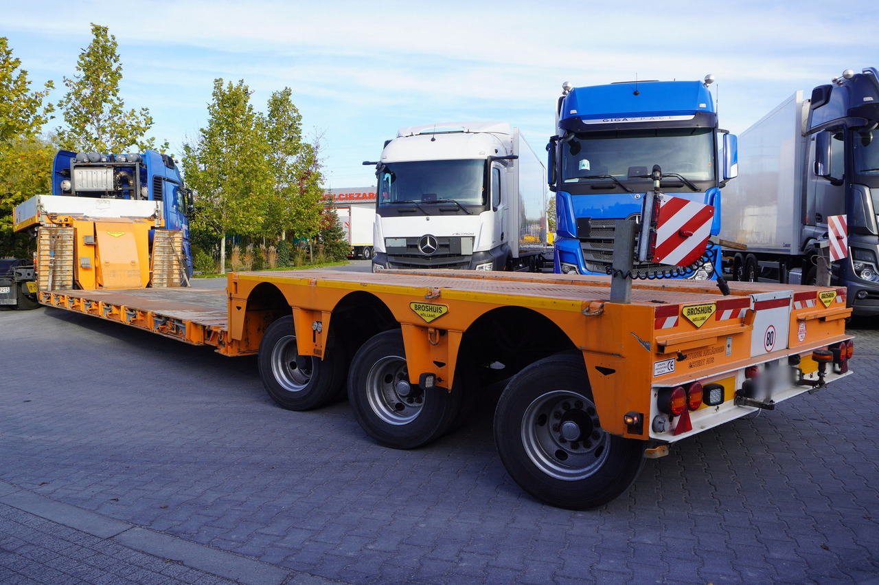 BROSHUIS 3ABD-48 61.0t TiefBet low-loader semi-trailer / 40 tons cap. / 3 steering axles / hydraulic suspension - Dieplader oplegger: afbeelding 5 BROSHUIS 3ABD-48 61.0t TiefBet low-loader semi-trailer / 40 tons cap. / 3 steering axles / hydraulic suspension - Dieplader oplegger: afbeelding 5