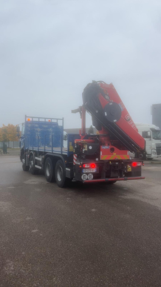 Vrachtwagen met open laadbak, Kraanwagen DAF CF 480 8x4 E6 / Fassi F315A.2.26 crane / flatbedCF 480 8x4 E6 / Fassi F315A.2.26 crane / flatbed: afbeelding 7