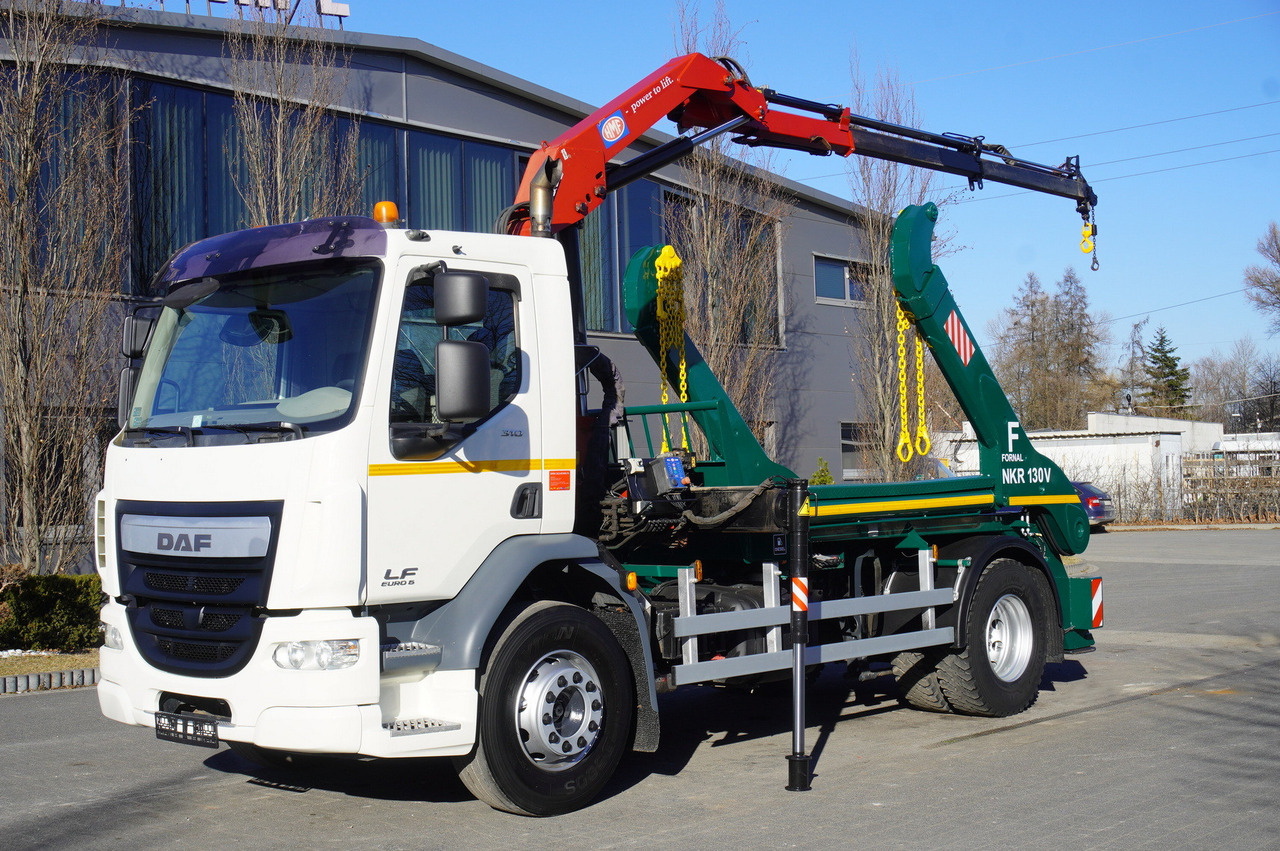 DAF LF 18.310 E6 / Skip loader Fornal NKR 130V / HDS HMF 735 K2 / Manual gearbox - Portaalarmsysteem vrachtwagen, Kraanwagen: afbeelding 2 DAF LF 18.310 E6 / Skip loader Fornal NKR 130V / HDS HMF 735 K2 / Manual gearbox - Portaalarmsysteem vrachtwagen, Kraanwagen: afbeelding 2