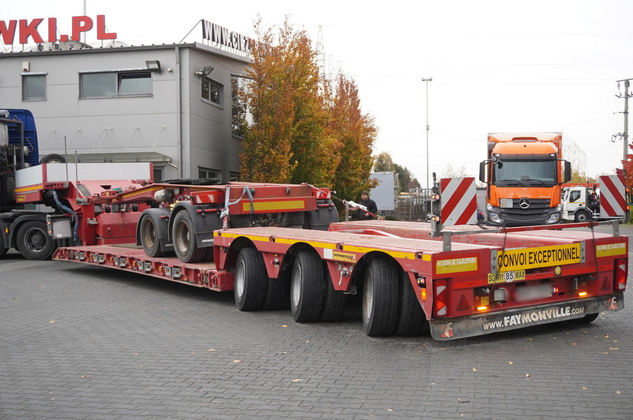 Dieplader oplegger FAYMONVILLE F-S43-1ACA+D2 low bed Tief Bet semi-trailer / Load capacity 49 tons / Deck 15.5 m: afbeelding 1