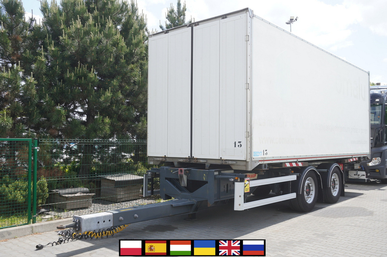 Fruehauf passthrough box trailer 18 EPAL / 2021 / SAF axles - Gesloten aanhangwagen: afbeelding 1 Fruehauf passthrough box trailer 18 EPAL / 2021 / SAF axles - Gesloten aanhangwagen: afbeelding 1