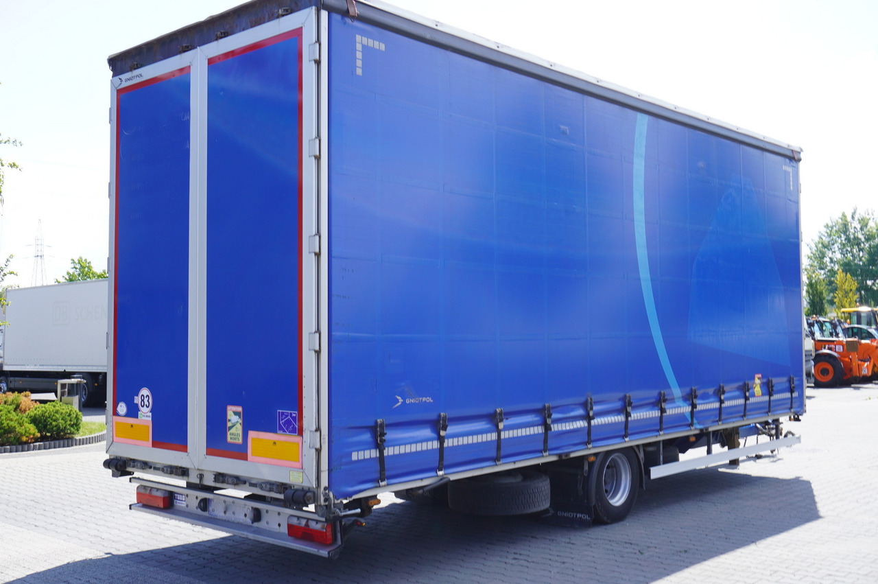 Gniotpol Tandem trailer / 10t / 2018 / 19 pallets - Aanhangwagen met huif: afbeelding 4 Gniotpol Tandem trailer / 10t / 2018 / 19 pallets - Aanhangwagen met huif: afbeelding 4