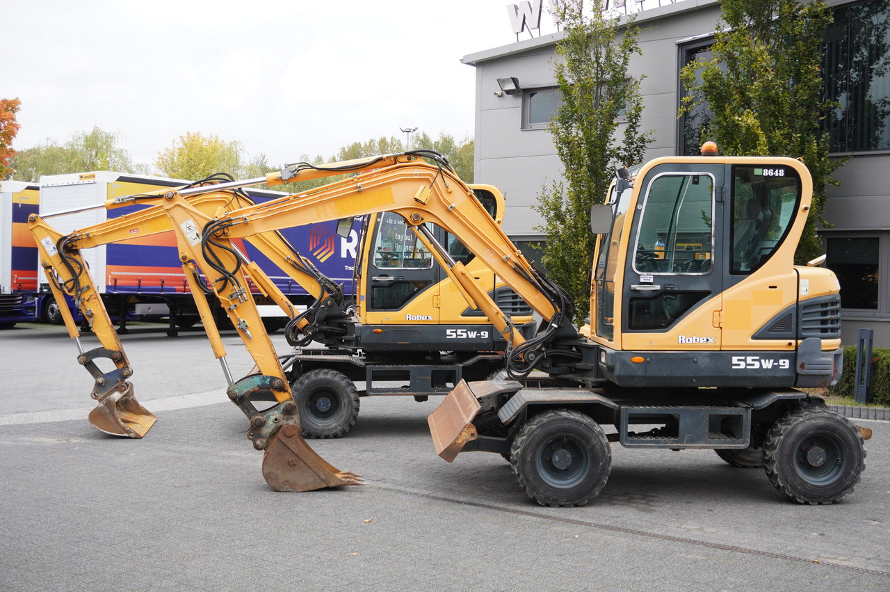 Hyundai Robex 55W-9 Wheeled Excavator 5.5t / 2 unit - Mobiele graafmachine: afbeelding 2 Hyundai Robex 55W-9 Wheeled Excavator 5.5t / 2 unit - Mobiele graafmachine: afbeelding 2