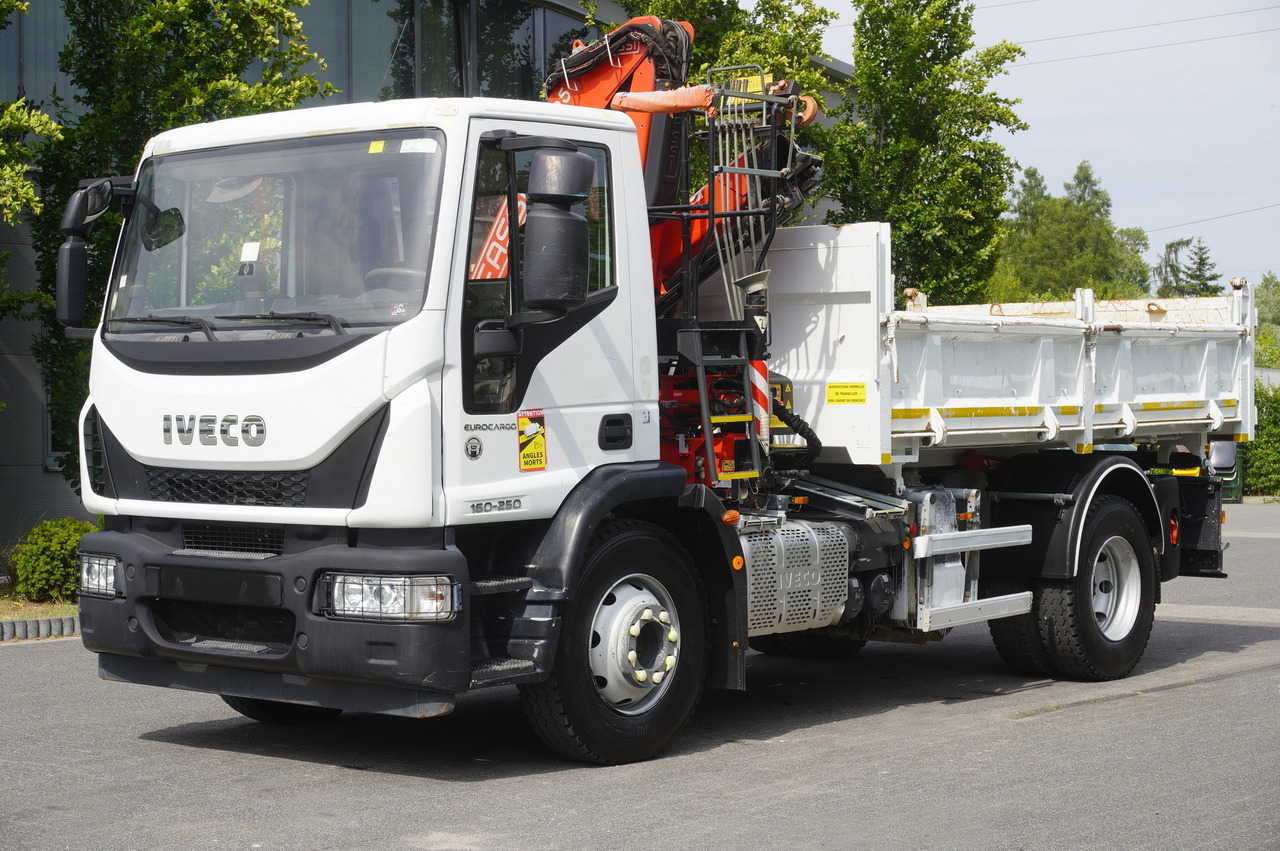 IVECO Eurocargo 160-250 / Fassi F95 crane / 120 tho. km / 3-sided tipper - Kraanwagen: afbeelding 3 IVECO Eurocargo 160-250 / Fassi F95 crane / 120 tho. km / 3-sided tipper - Kraanwagen: afbeelding 3