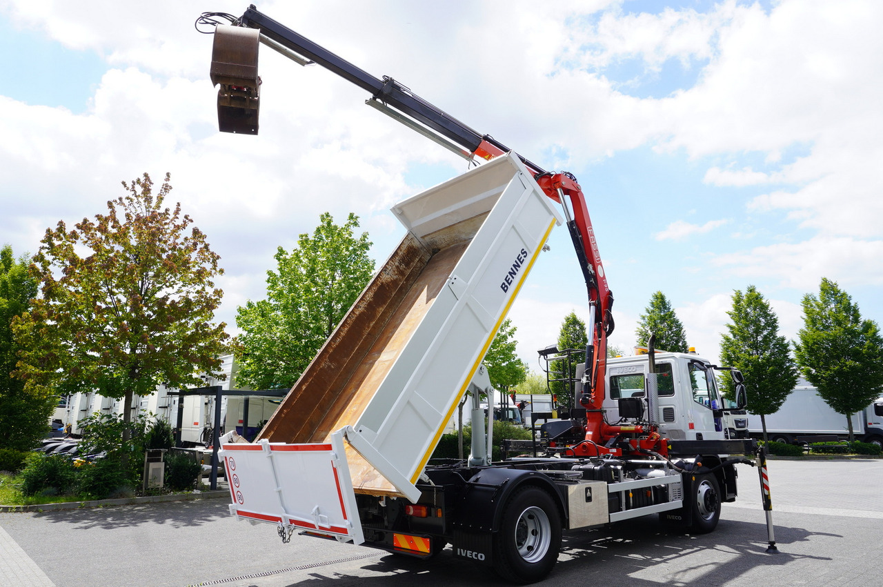 IVECO Eurocargo 160E22 EEV Dump truck / Bortmatic / Crane FASSI F95A.0.22 - Vrachtwagen met open laadbak, Kraanwagen: afbeelding 5 IVECO Eurocargo 160E22 EEV Dump truck / Bortmatic / Crane FASSI F95A.0.22 - Vrachtwagen met open laadbak, Kraanwagen: afbeelding 5