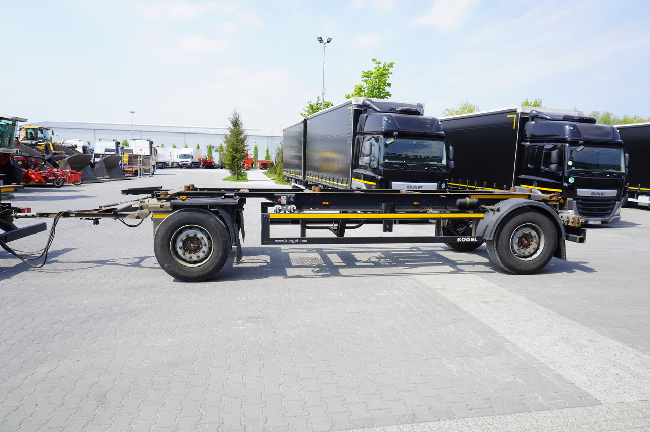 KOGEL AWE 18, two-axle, BDF, 7.5m chassis , air suspension, SAF axles - Chassis aanhangwagen: afbeelding 3 KOGEL AWE 18, two-axle, BDF, 7.5m chassis , air suspension, SAF axles - Chassis aanhangwagen: afbeelding 3