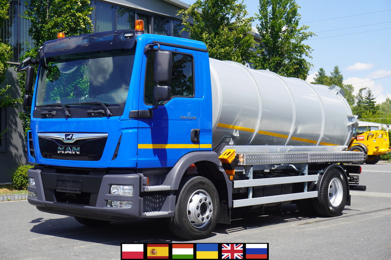 MAN TGM 15.250 / NEW septic tank (07/2025) superstructure 8000 l / 160 tho. km! - Tankwagen: afbeelding 1 MAN TGM 15.250 / NEW septic tank (07/2025) superstructure 8000 l / 160 tho. km! - Tankwagen: afbeelding 1