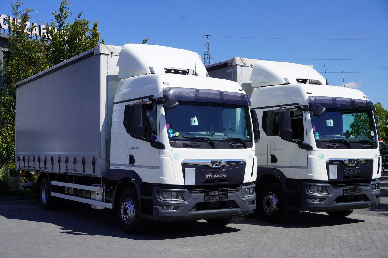 MAN TGM 15.290 Curtainsider / Glob / Manual / 2 beds / 17 EPAL - Schuifzeilen vrachtwagen: afbeelding 1 MAN TGM 15.290 Curtainsider / Glob / Manual / 2 beds / 17 EPAL - Schuifzeilen vrachtwagen: afbeelding 1