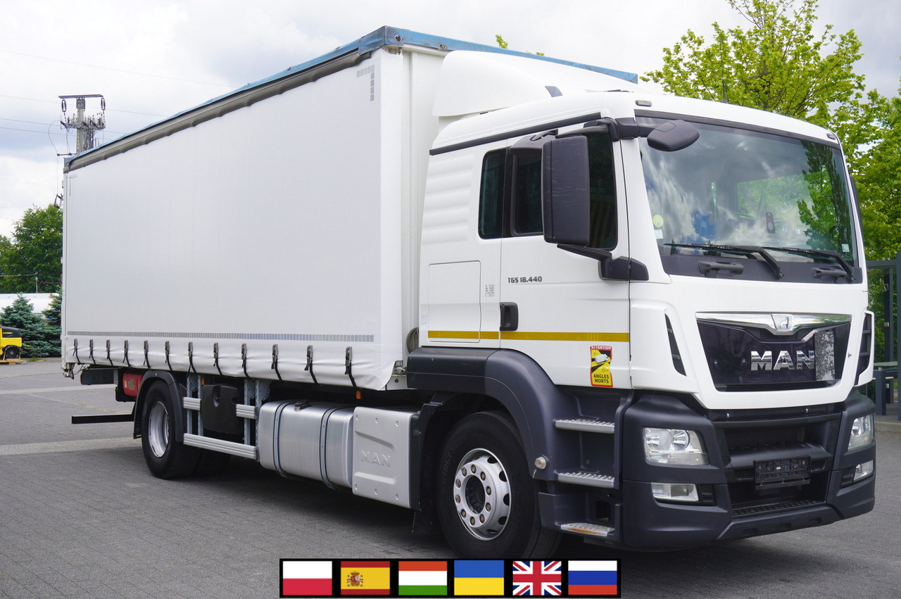 MAN TGS 18.440 / 19 EPAL curtainsider / Sleeper cab - Schuifzeilen vrachtwagen: afbeelding 1 MAN TGS 18.440 / 19 EPAL curtainsider / Sleeper cab - Schuifzeilen vrachtwagen: afbeelding 1