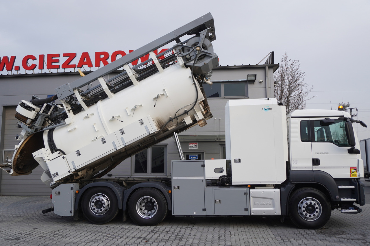 MAN TGS 26.360 E6 / RIVARD sewage cleaner 18 m3 / 180 tho. km / steering axle / 2 units - Vacuümwagen: afbeelding 4 MAN TGS 26.360 E6 / RIVARD sewage cleaner 18 m3 / 180 tho. km / steering axle / 2 units - Vacuümwagen: afbeelding 4