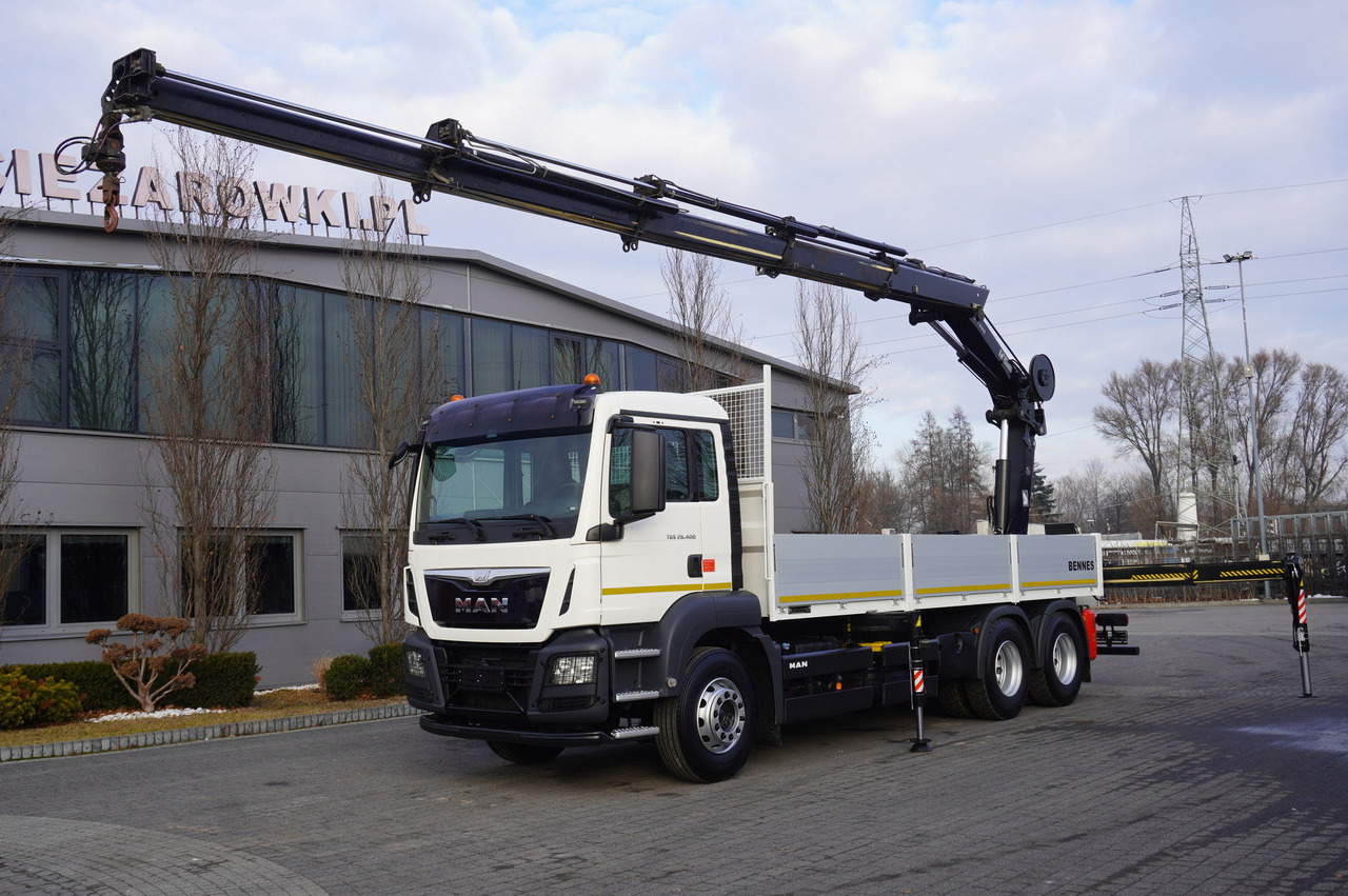 MAN TGS 26.400 / HDS HIAB 244 EP-4 HIDUO 8500 kg / 6x4 - Vrachtwagen met open laadbak, Kraanwagen: afbeelding 1 MAN TGS 26.400 / HDS HIAB 244 EP-4 HIDUO 8500 kg / 6x4 - Vrachtwagen met open laadbak, Kraanwagen: afbeelding 1