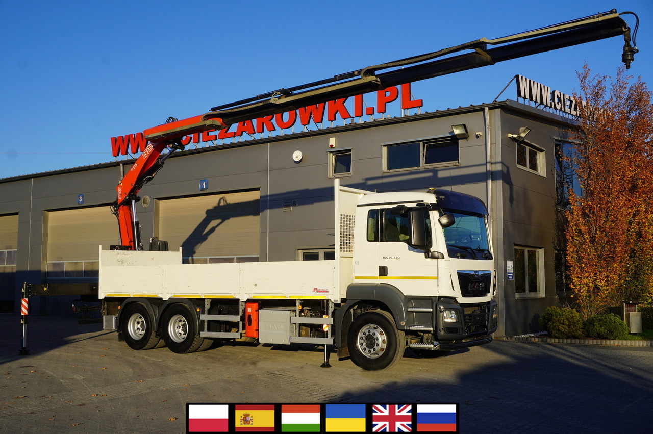 MAN TGS 26.420 E6 6x4 / Fassi F215A crane / 360 MTH! / 5.6 t capacity / 12.7 m reach / 120 tho. km! - Kraanwagen: afbeelding 1 MAN TGS 26.420 E6 6x4 / Fassi F215A crane / 360 MTH! / 5.6 t capacity / 12.7 m reach / 120 tho. km! - Kraanwagen: afbeelding 1