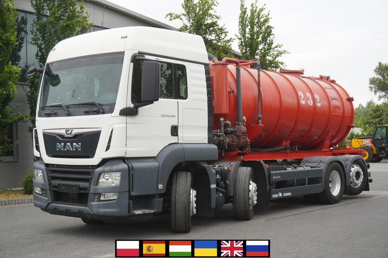 MAN TGS 35.420 8×2 / NEW septic barrel 13000 L / 3 steered axles - Bemester: afbeelding 1 MAN TGS 35.420 8×2 / NEW septic barrel 13000 L / 3 steered axles - Bemester: afbeelding 1