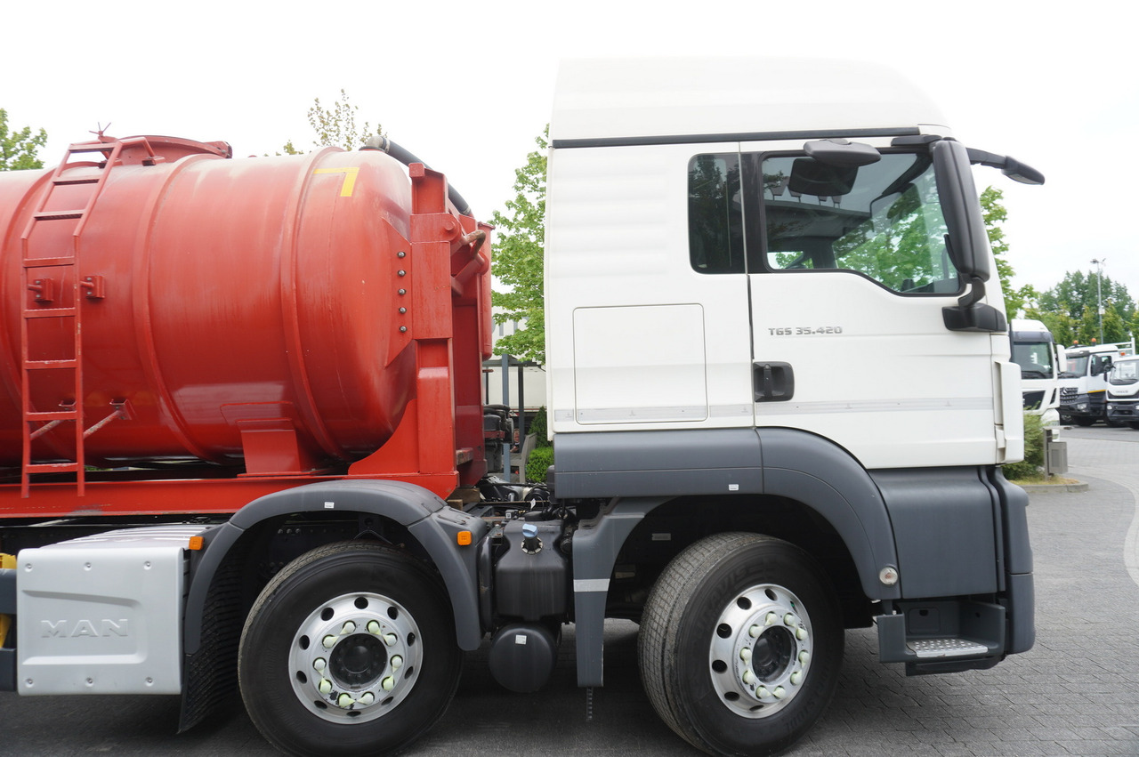Tankwagen MAN TGS 35.420 8×2 / NEW septic barrel 13000 L / 3 steered axles: afbeelding 14