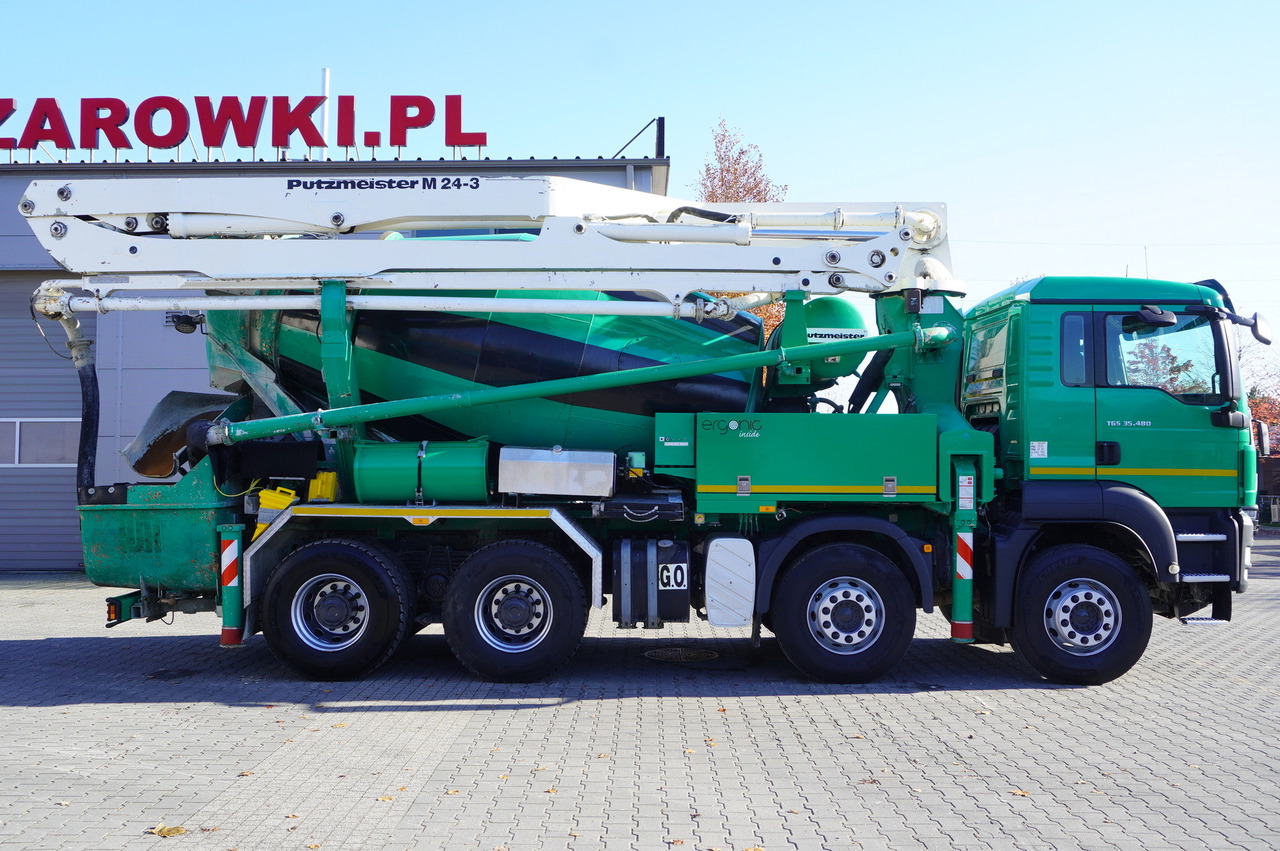 MAN TGS 35.480 8x4 Concrete Mixer Pump truck / Putzmeister M24-3 / 1600 MTH! - Betonpomp: afbeelding 5 MAN TGS 35.480 8x4 Concrete Mixer Pump truck / Putzmeister M24-3 / 1600 MTH! - Betonpomp: afbeelding 5