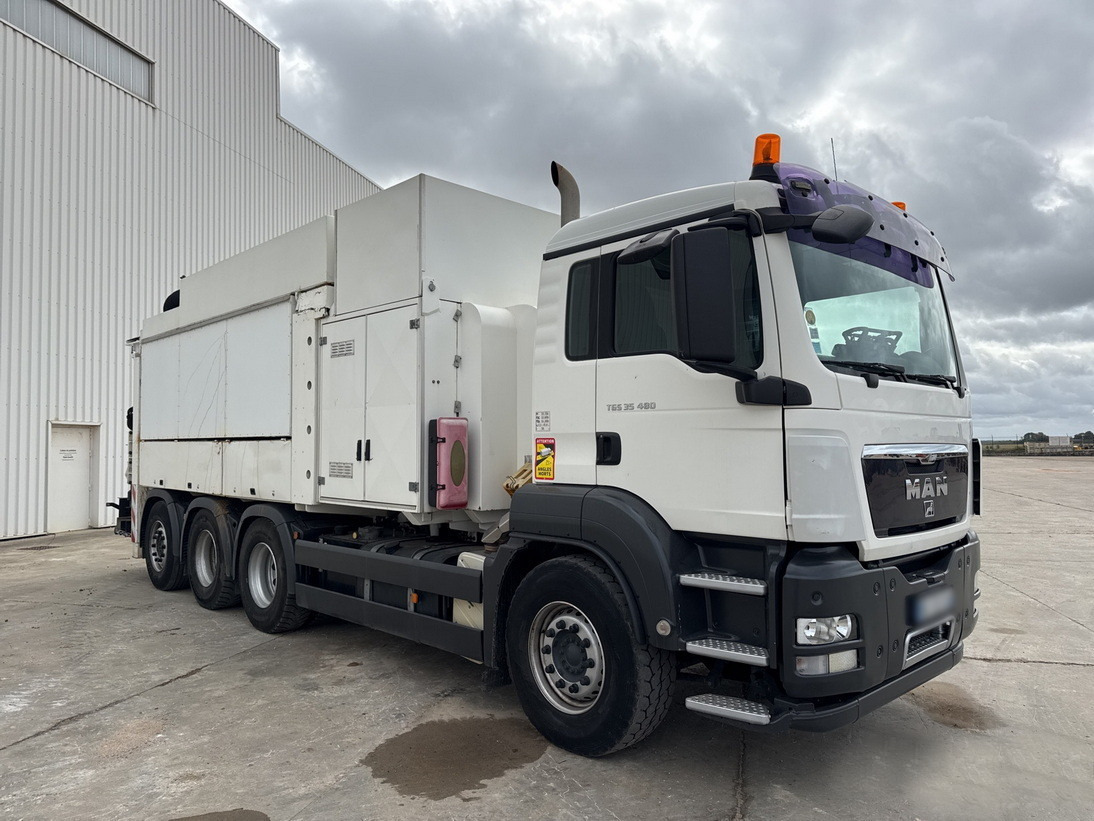 MAN TGS 35.480 8x4 / MTS 4A14T 36.000V vacuum truck / 10 m3 - Vacuümwagen: afbeelding 3 MAN TGS 35.480 8x4 / MTS 4A14T 36.000V vacuum truck / 10 m3 - Vacuümwagen: afbeelding 3