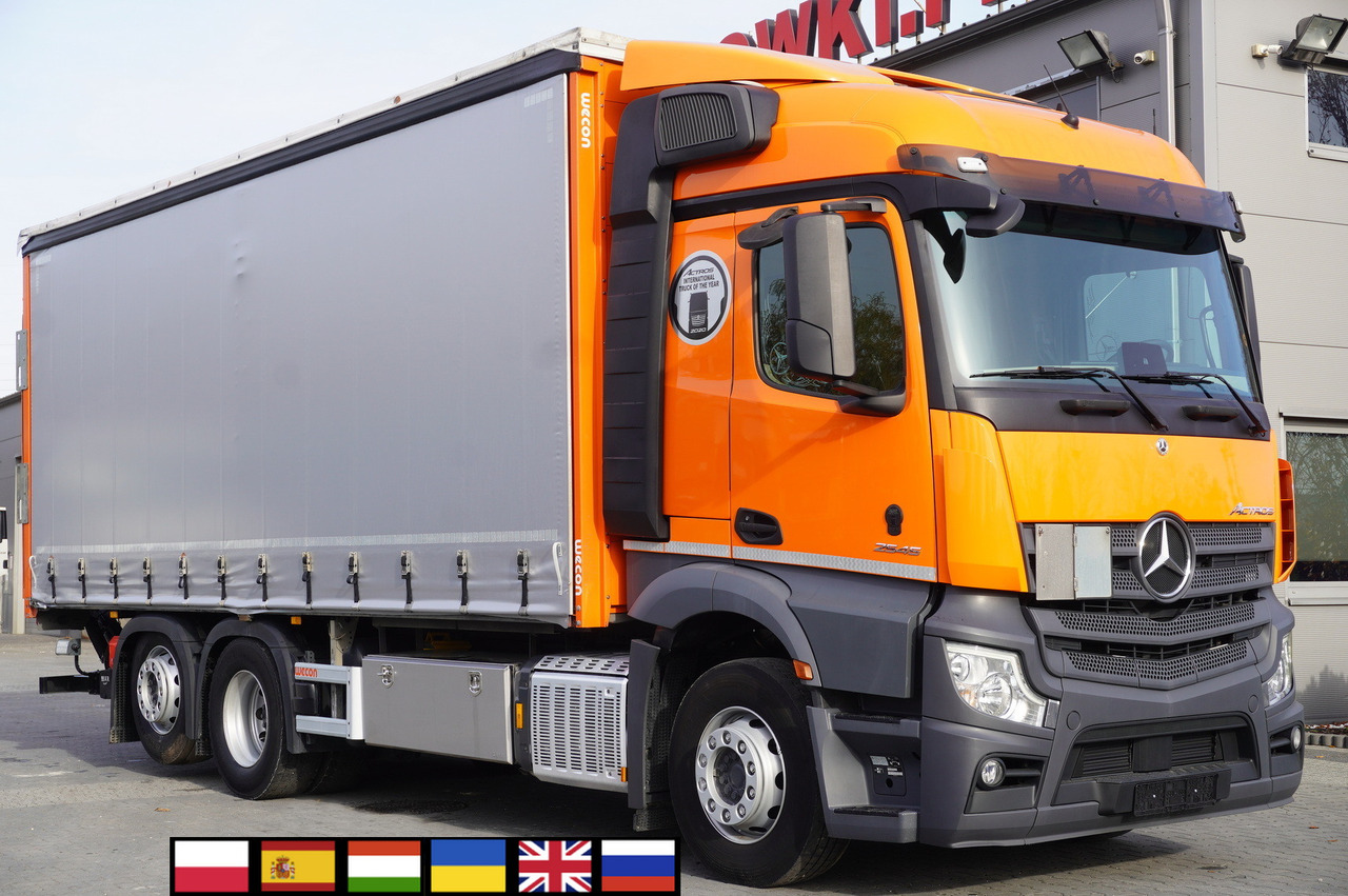 MERCEDES-BENZ Actros 2545 6×2 MP5 / FULL ADR / Curtainsider 17 EPAL - Schuifzeilen vrachtwagen: afbeelding 1 MERCEDES-BENZ Actros 2545 6×2 MP5 / FULL ADR / Curtainsider 17 EPAL - Schuifzeilen vrachtwagen: afbeelding 1