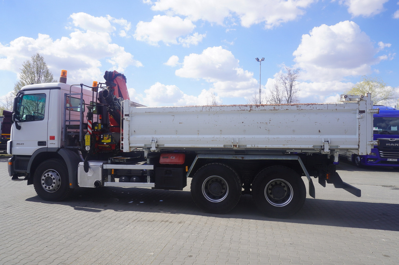 Kipper vrachtwagen, Kraanwagen MERCEDES-BENZ Actros 2641 6×4 E5 / Crane / Dumper / 110000 km!: afbeelding 13