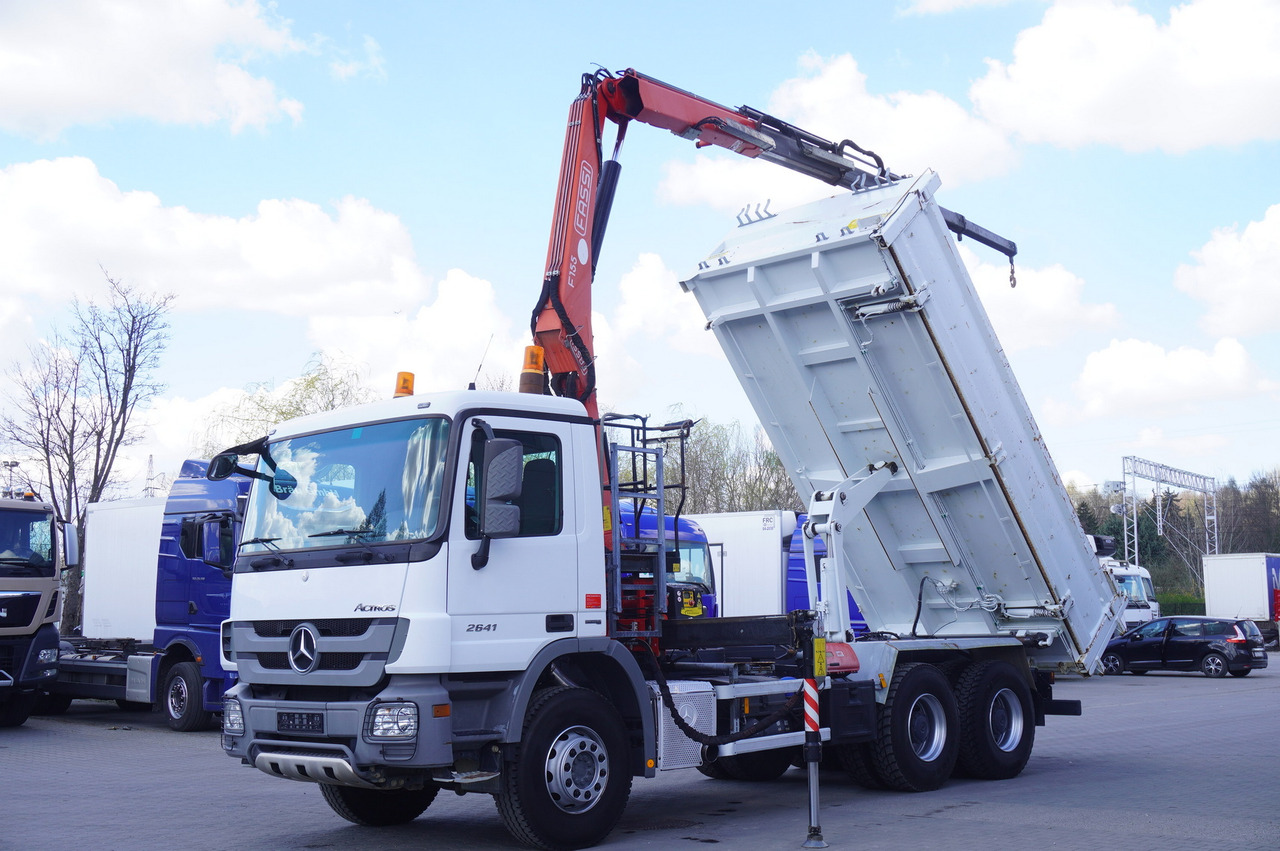 MERCEDES-BENZ Actros 2641 6×4 E5 / Crane / Dumper / 110000 km - Kraanwagen, Kraanwagen: afbeelding 2 MERCEDES-BENZ Actros 2641 6×4 E5 / Crane / Dumper / 110000 km - Kraanwagen, Kraanwagen: afbeelding 2