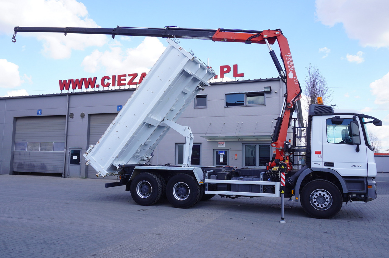 MERCEDES-BENZ Actros 2641 6×4 E5 / Crane / Dumper / 110000 km! - Vrachtwagen met open laadbak, Kraanwagen: afbeelding 3 MERCEDES-BENZ Actros 2641 6×4 E5 / Crane / Dumper / 110000 km! - Vrachtwagen met open laadbak, Kraanwagen: afbeelding 3