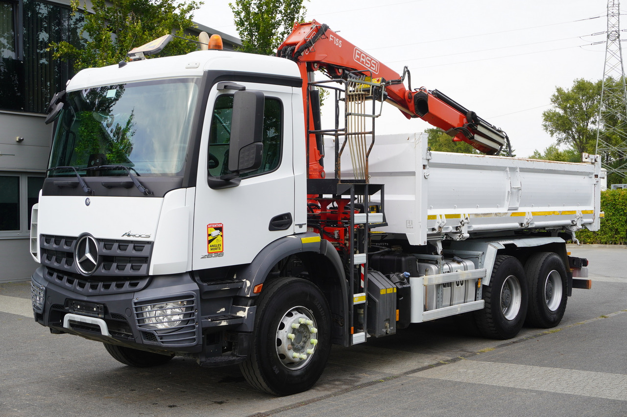 MERCEDES-BENZ Arocs 2636 / 6x4 / HDS Fassi / 3-Way Tipper / Bortmatic - Kipper vrachtwagen, Kraanwagen: afbeelding 4 MERCEDES-BENZ Arocs 2636 / 6x4 / HDS Fassi / 3-Way Tipper / Bortmatic - Kipper vrachtwagen, Kraanwagen: afbeelding 4