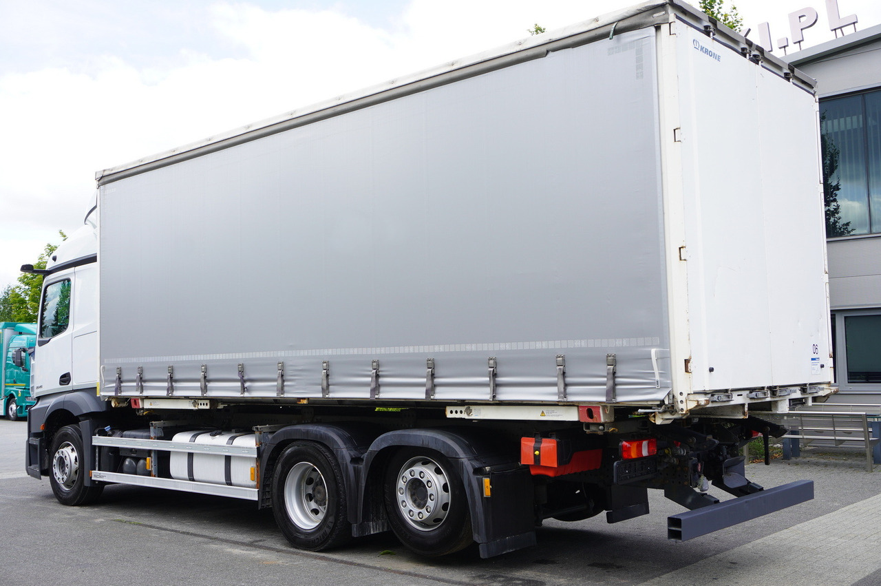 MERCEDES-BENZ Mercedes-Benz Actros 2545 6×2 MP5 / ADR AT / Curtainsider 18 EPAL - Containertransporter/ Wissellaadbak vrachtwagen: afbeelding 3 MERCEDES-BENZ Mercedes-Benz Actros 2545 6×2 MP5 / ADR AT / Curtainsider 18 EPAL - Containertransporter/ Wissellaadbak vrachtwagen: afbeelding 3