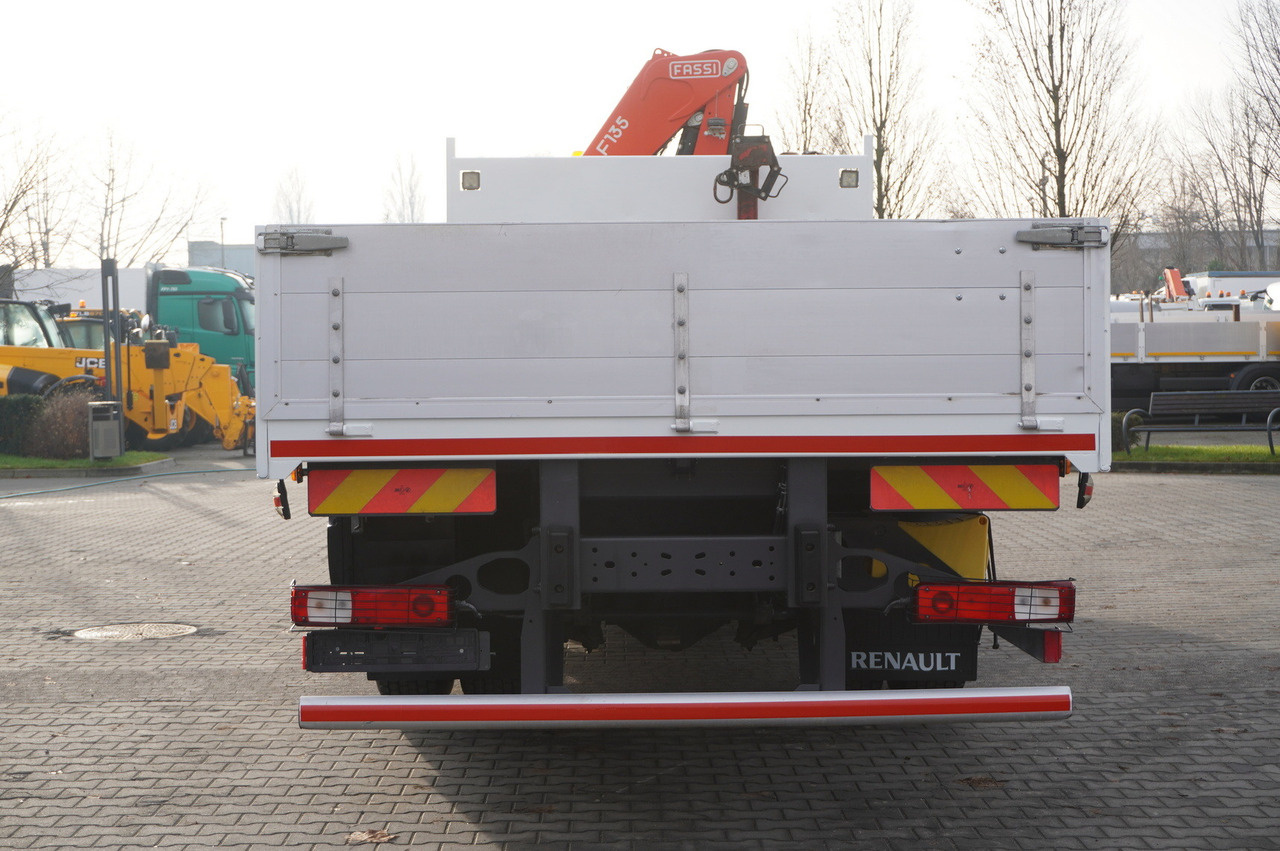 RENAULT C280 DTI 8 / FASSI crane 5.6 T / range 8 m / Flatbed 15 EPAL - Vrachtwagen met open laadbak, Kraanwagen: afbeelding 4 RENAULT C280 DTI 8 / FASSI crane 5.6 T / range 8 m / Flatbed 15 EPAL - Vrachtwagen met open laadbak, Kraanwagen: afbeelding 4