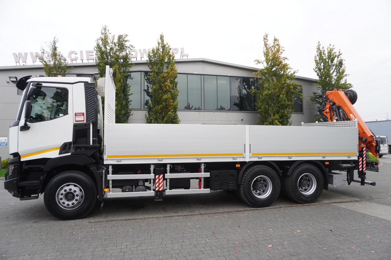 RENAULT C380 Comfort 6x4 / Atlas 172.3E crane / Range 12.3 m / capacity 6.1 t / Flatbed 17 EPAL - Kraanwagen: afbeelding 4 RENAULT C380 Comfort 6x4 / Atlas 172.3E crane / Range 12.3 m / capacity 6.1 t / Flatbed 17 EPAL - Kraanwagen: afbeelding 4