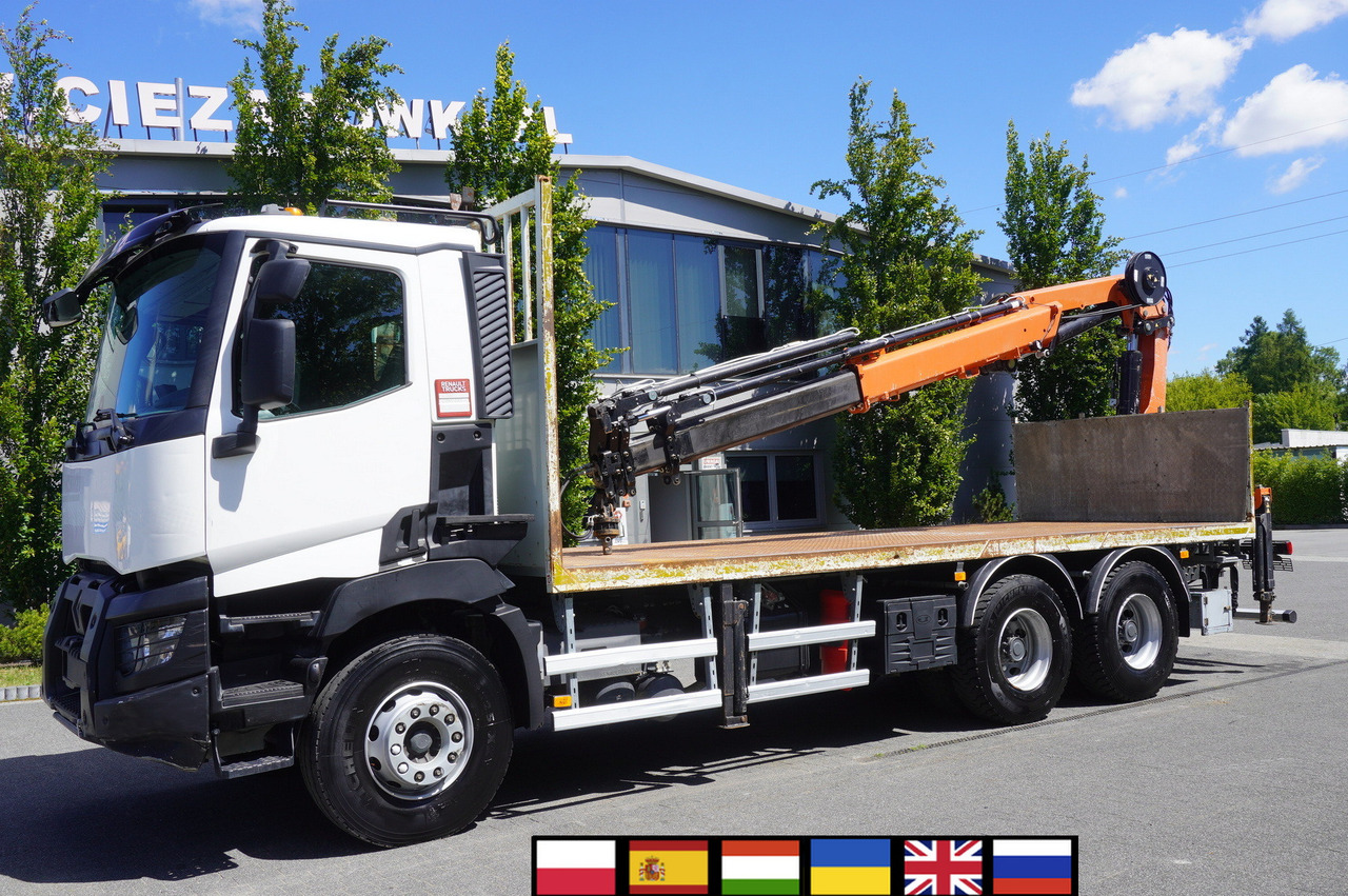 RENAULT C380 Comfort 6x4 / Atlas 6.1 T crane / range 12.3 m - Kraanwagen: afbeelding 1 RENAULT C380 Comfort 6x4 / Atlas 6.1 T crane / range 12.3 m - Kraanwagen: afbeelding 1