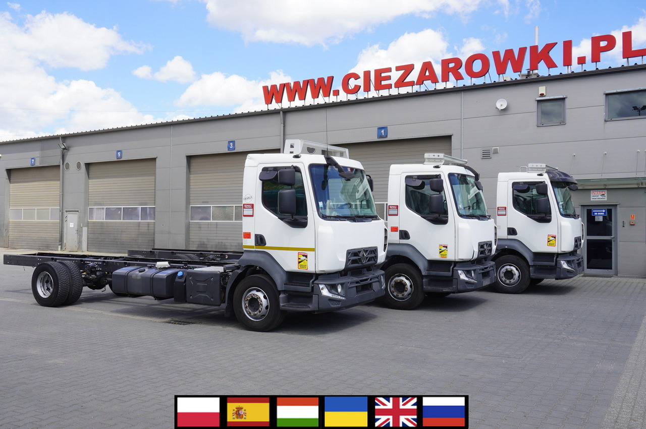 RENAULT D16 / Chassis 7.5 m / Differential lock / 170 tho. km / 3 units - Containertransporter/ Wissellaadbak vrachtwagen: afbeelding 1 RENAULT D16 / Chassis 7.5 m / Differential lock / 170 tho. km / 3 units - Containertransporter/ Wissellaadbak vrachtwagen: afbeelding 1