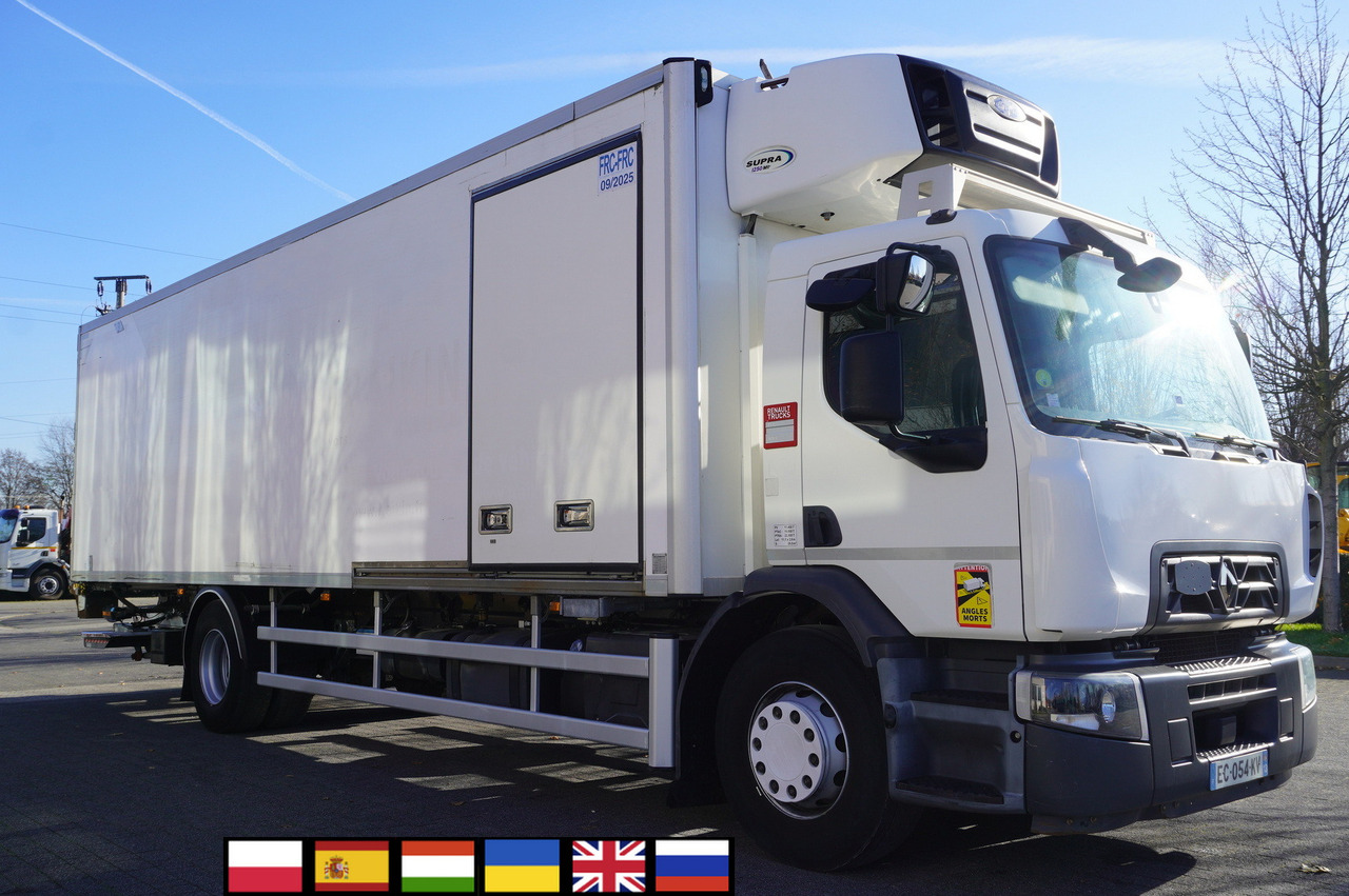 RENAULT D19 Wide 4x2 E6 / Lamberet 22 EPAL refrigerator / Multitemperature / Carrier Supra 1250 MT - Koelwagen vrachtwagen: afbeelding 1 RENAULT D19 Wide 4x2 E6 / Lamberet 22 EPAL refrigerator / Multitemperature / Carrier Supra 1250 MT - Koelwagen vrachtwagen: afbeelding 1