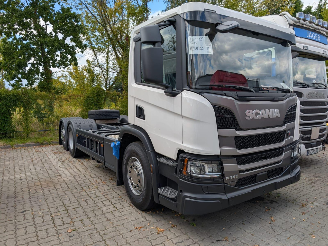 SCANIA P 340 B6x2*4NA / chassis frame / steering axle / CNG - Chassis vrachtwagen: afbeelding 2 SCANIA P 340 B6x2*4NA / chassis frame / steering axle / CNG - Chassis vrachtwagen: afbeelding 2