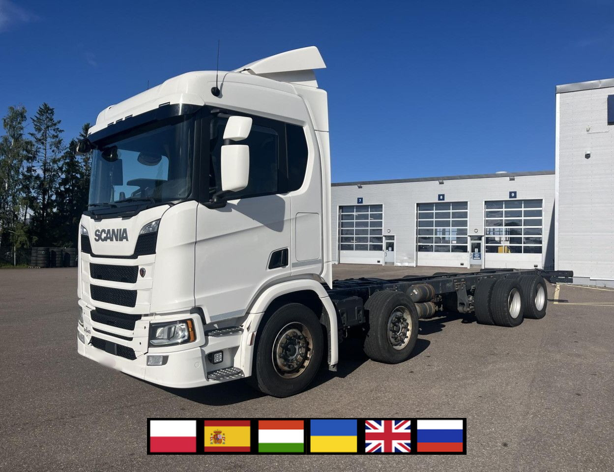 SCANIA R 540 B8x4NB / Truck chassis / Sleeper cab - Chassis vrachtwagen: afbeelding 1 SCANIA R 540 B8x4NB / Truck chassis / Sleeper cab - Chassis vrachtwagen: afbeelding 1
