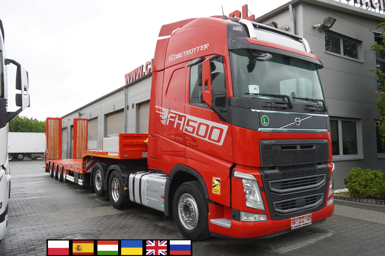 VOLVO FH 500 / BRAND-NEW Kässbohrer LB3E low-bed semi-trailer / 500 HP - Autovrachtwagen vrachtwagen: afbeelding 1 VOLVO FH 500 / BRAND-NEW Kässbohrer LB3E low-bed semi-trailer / 500 HP - Autovrachtwagen vrachtwagen: afbeelding 1