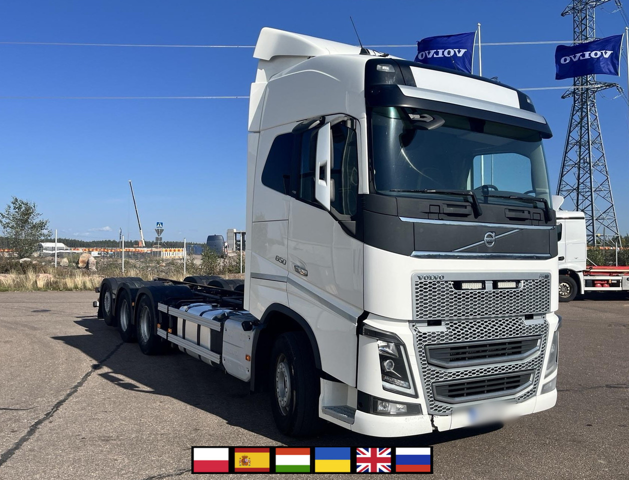 VOLVO FH 650 8x4 / Truck chassis / Sleeper cab - Kraanwagen: afbeelding 1 VOLVO FH 650 8x4 / Truck chassis / Sleeper cab - Kraanwagen: afbeelding 1
