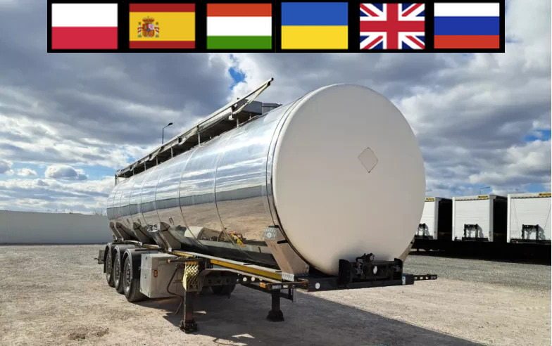 WIELTON NS3D 36 t food cistern / 3 chambers - Tankoplegger: afbeelding 1 WIELTON NS3D 36 t food cistern / 3 chambers - Tankoplegger: afbeelding 1