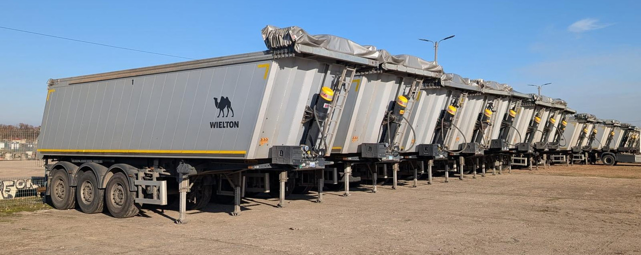 WIELTON NW-3 / weight 6.2 t / capacity 38m3 / Electrically folded roof / Teflon / 20 units, 2022 - Kipper oplegger: afbeelding 1 WIELTON NW-3 / weight 6.2 t / capacity 38m3 / Electrically folded roof / Teflon / 20 units, 2022 - Kipper oplegger: afbeelding 1