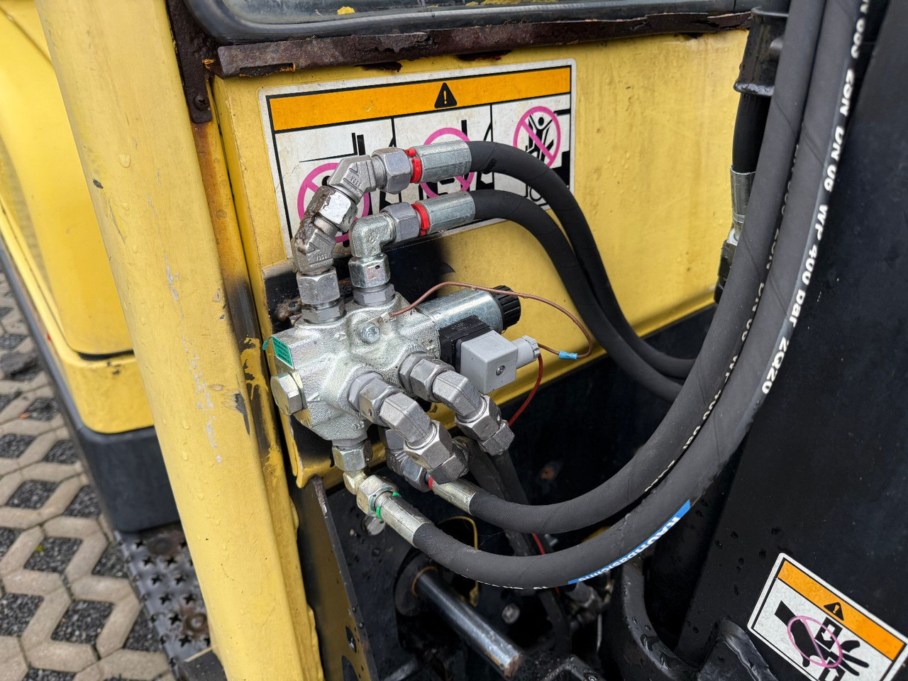 LPG heftruck Hyster H1,6 FT drehbare Klammergabel Hyster H1,6 FT drehbare Klammergabel: afbeelding 11