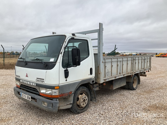 2000 Mitsubishi Canter 4x2 Flatbed Truck - Vrachtwagen met open laadbak: afbeelding 1 2000 Mitsubishi Canter 4x2 Flatbed Truck - Vrachtwagen met open laadbak: afbeelding 1