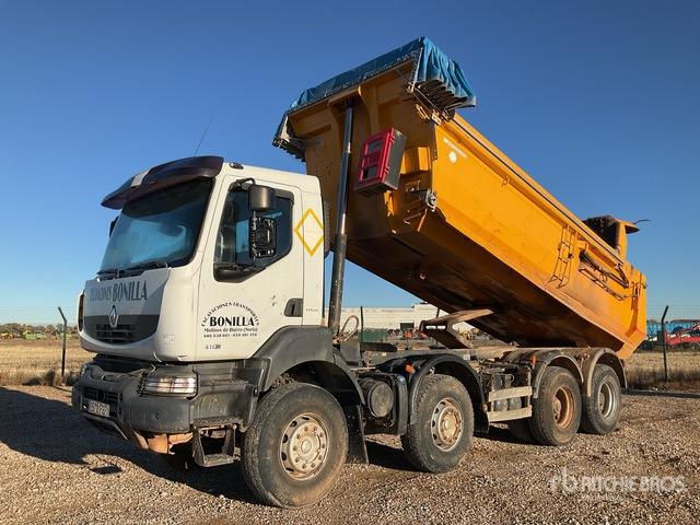 2007 Renault Kerax 410.42 8x4 Twin-Steer Tri/A Dump Truck - Kipper vrachtwagen: afbeelding 1 2007 Renault Kerax 410.42 8x4 Twin-Steer Tri/A Dump Truck - Kipper vrachtwagen: afbeelding 1