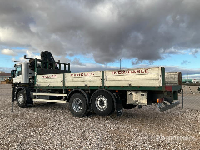 2007 Scania P340 2006 Hiab 144B-2 5 ton on 6x2 Flatbed Truck with Crane - Vrachtwagen met open laadbak, Kraanwagen: afbeelding 4 2007 Scania P340 2006 Hiab 144B-2 5 ton on 6x2 Flatbed Truck with Crane - Vrachtwagen met open laadbak, Kraanwagen: afbeelding 4