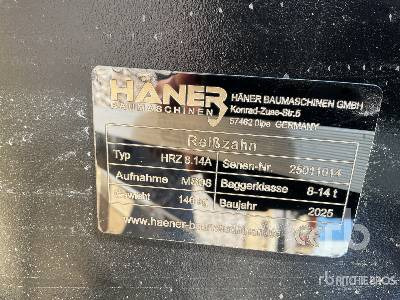 HAENER HRZ 8.14A (Unused) - Ripper: afbeelding 5 HAENER HRZ 8.14A (Unused) - Ripper: afbeelding 5